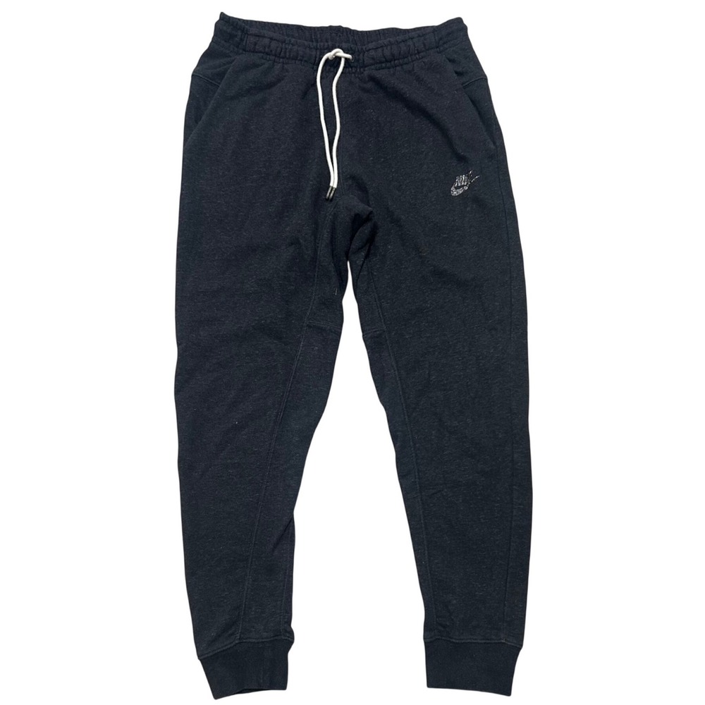 Nike Sportswear Fleece Joggers Charcoal Grey Tapered Sweatpants Mens Small